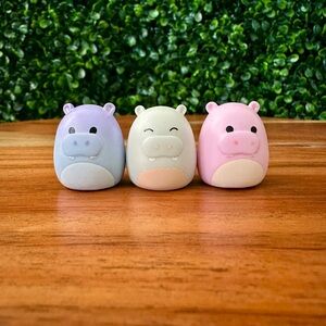 Squish-a-longs by Squishmallows Hippo Bundle